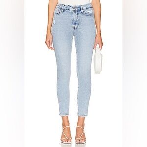 NWT Good American Good Waist crop skinny jeans